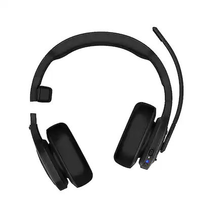 Front. Garmin - dezl 200 Bluetooth Over-the-Ear Headset - Black.