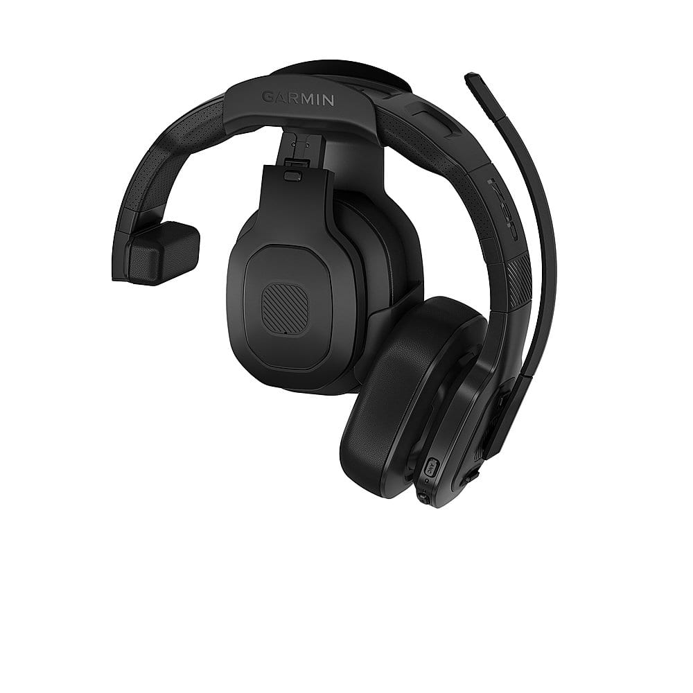 Alt View 12. Garmin - dezl 200 Bluetooth Over-the-Ear Headset - Black.