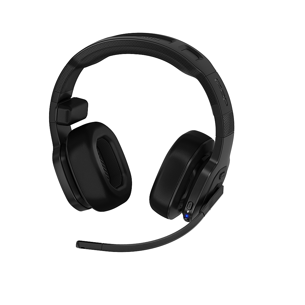 Left View: Garmin - dezl 200 Bluetooth Over-the-Ear Headset - Black