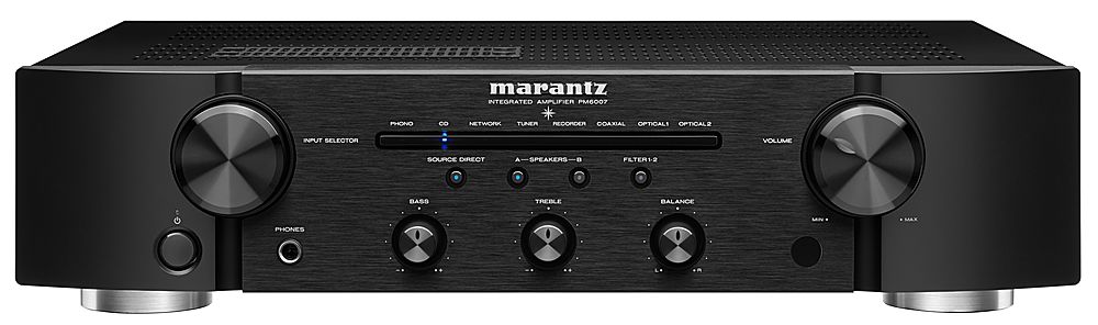 Marantz PM6007 155W 2-Ch Stereo Integrated Amplifier Black