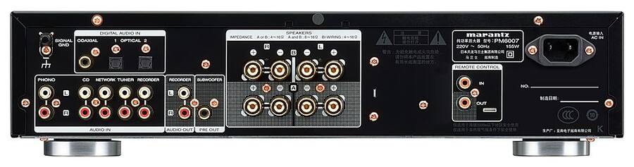 Marantz PM6007 155W 2 Ch Stereo Integrated Amplifier Black PM6007 Marantz PM6007 155W 2 Ch Stereo Integrated Amplifier Black PM6007