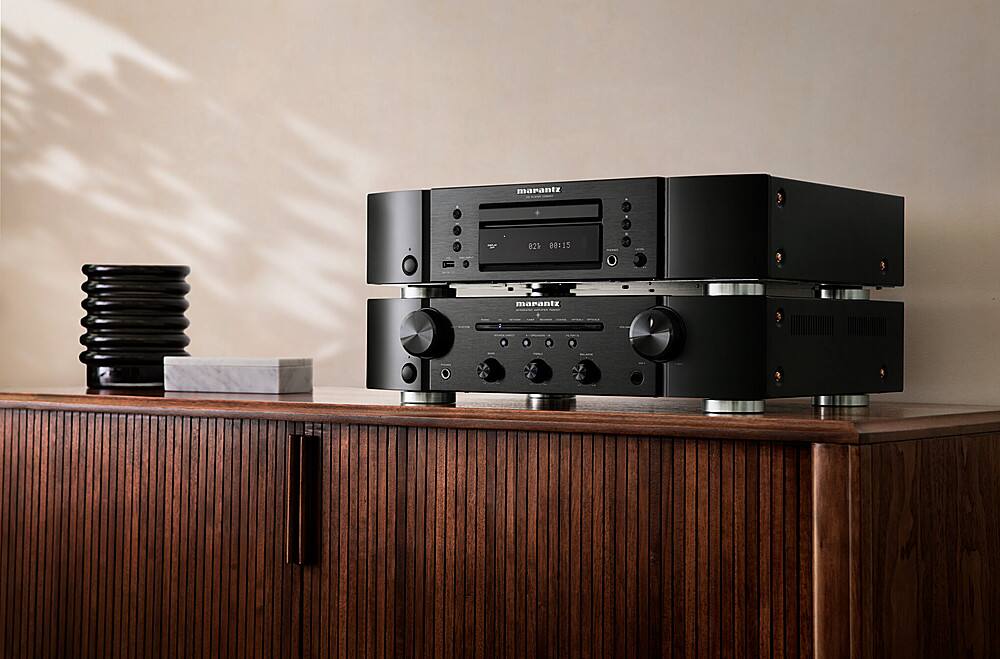 Alt View 13. Marantz - PM6007 155W 2-Ch Stereo Integrated Amplifier - Black.