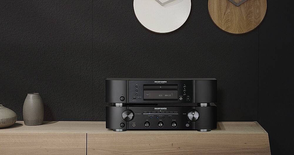 Alt View 14. Marantz - PM6007 155W 2-Ch Stereo Integrated Amplifier - Black.