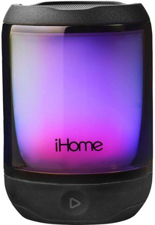 iHome - Rechargeable Waterproof Bluetooth Mini Speaker - Black
