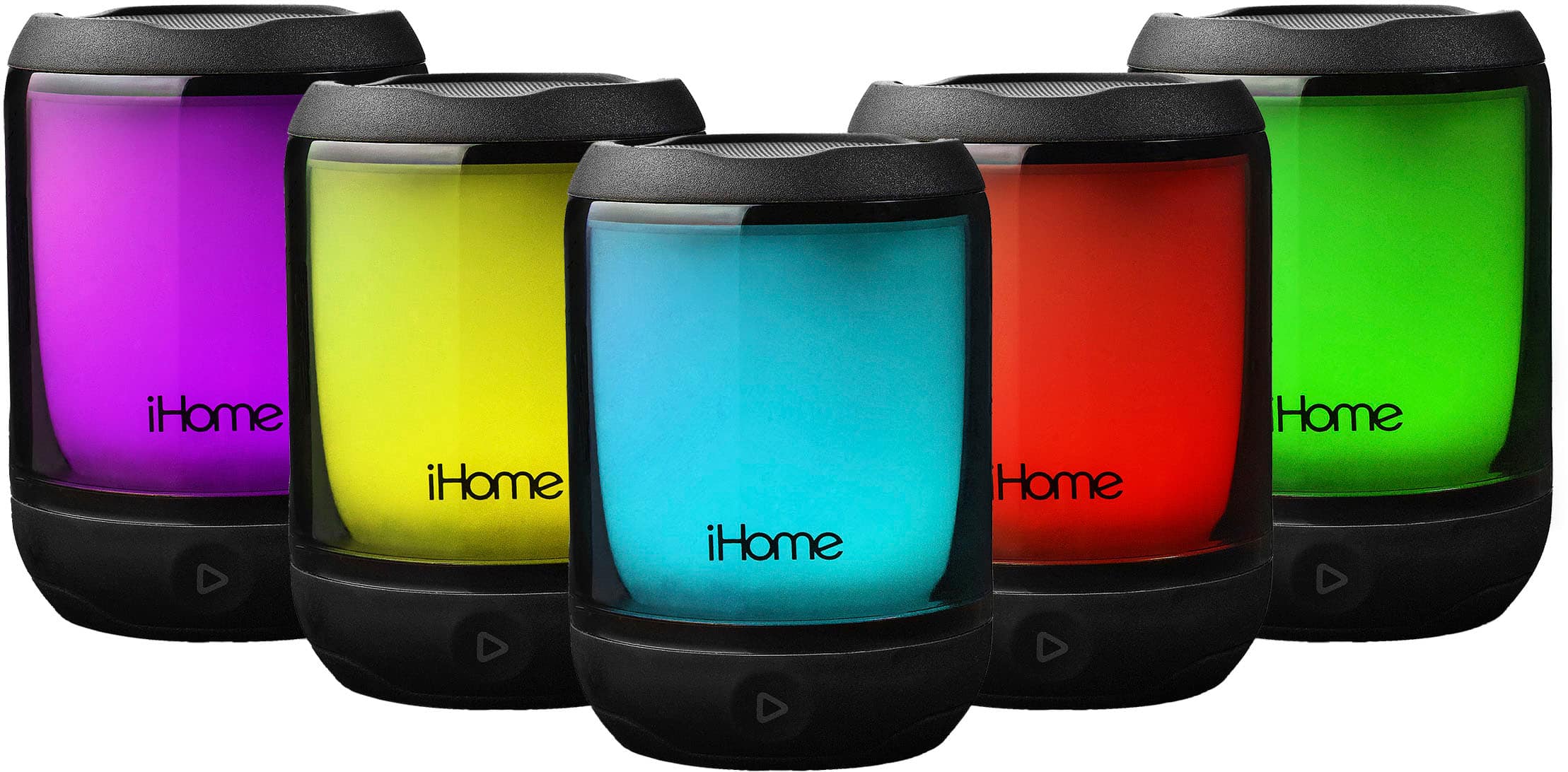 Alt View 13. iHome - Rechargeable Waterproof Bluetooth Mini Speaker - Black.