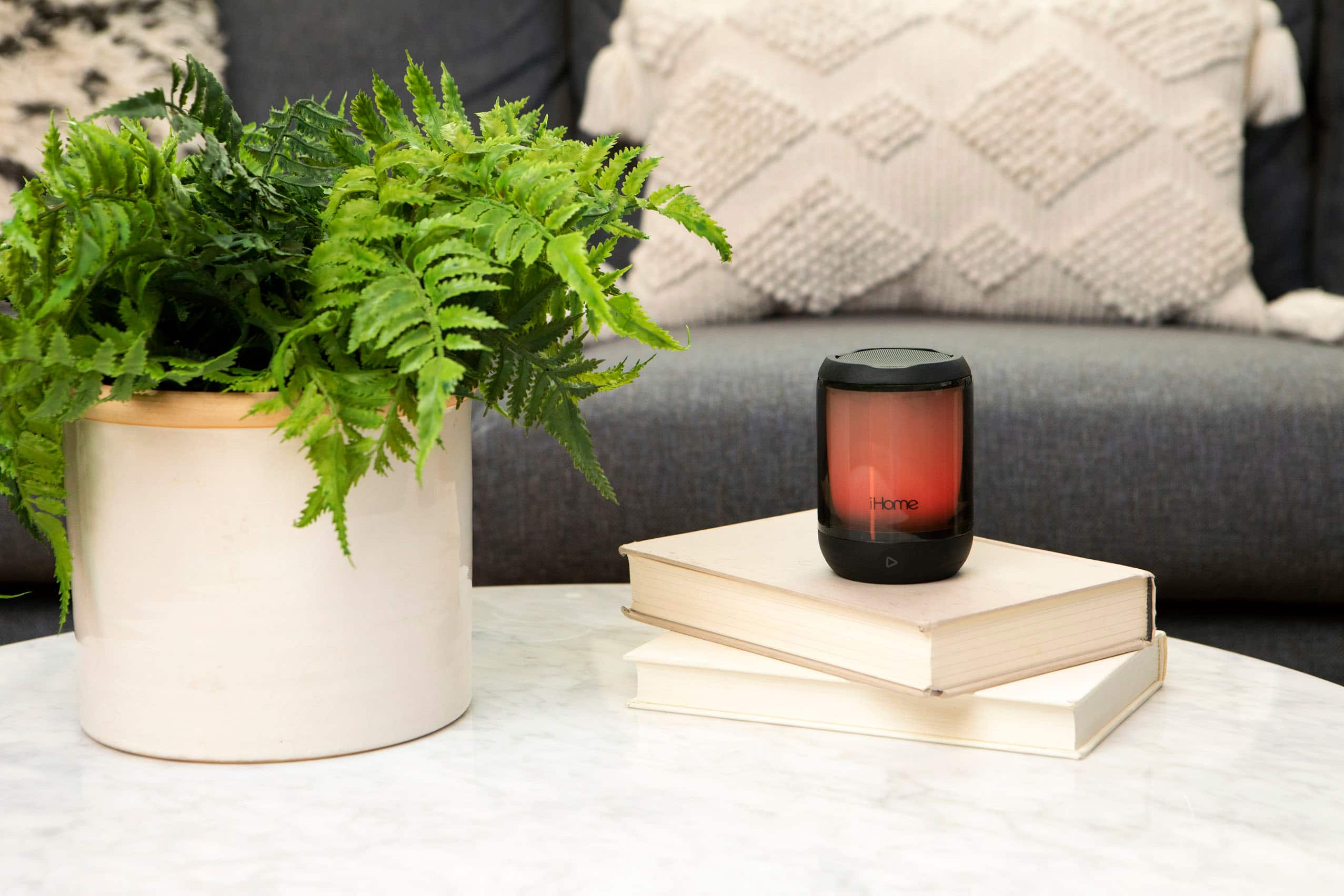 Alt View 19. iHome - Rechargeable Waterproof Bluetooth Mini Speaker - Black.