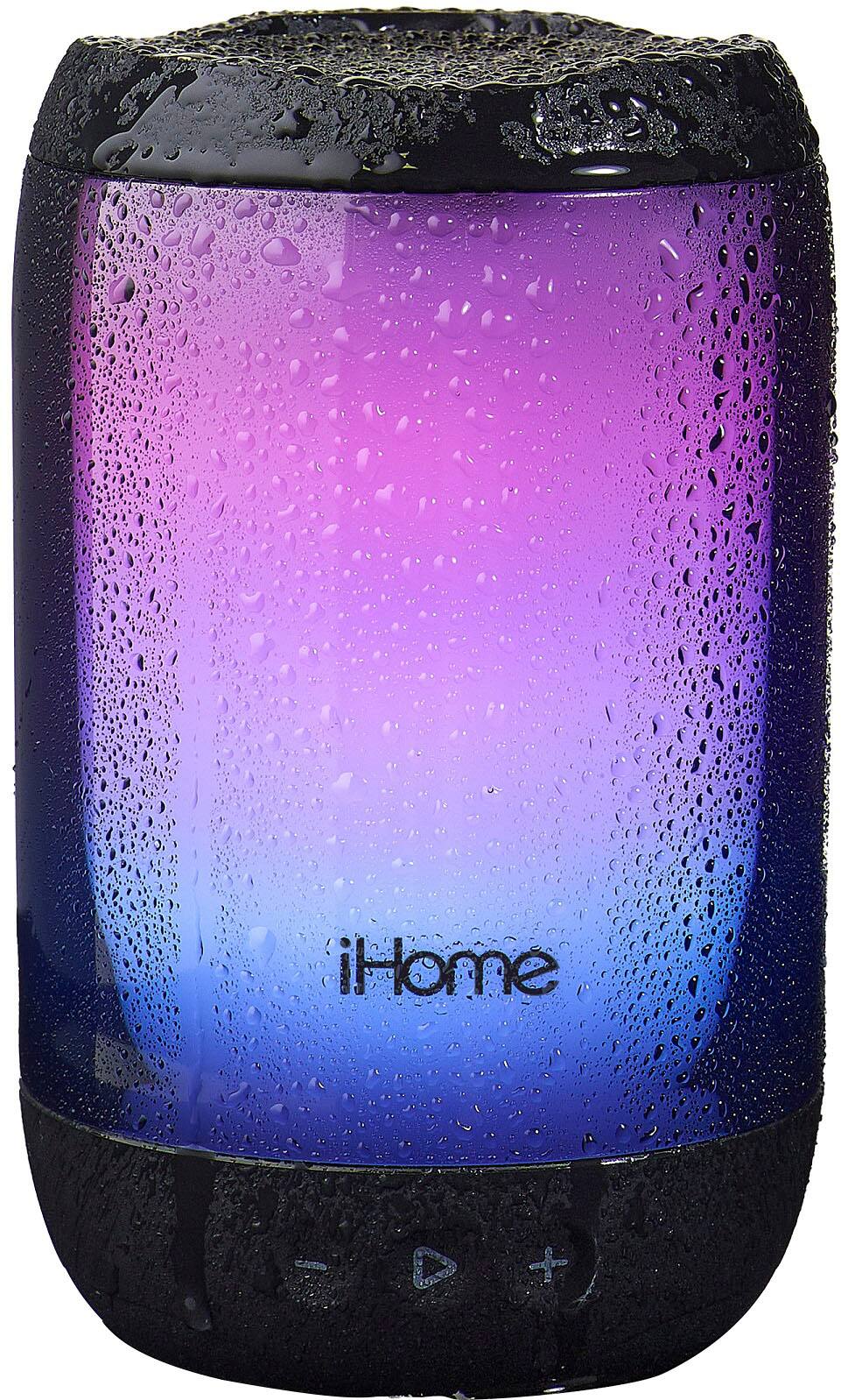 Alt View 1. iHome - Rechargeable Waterproof Bluetooth Speaker - Black.