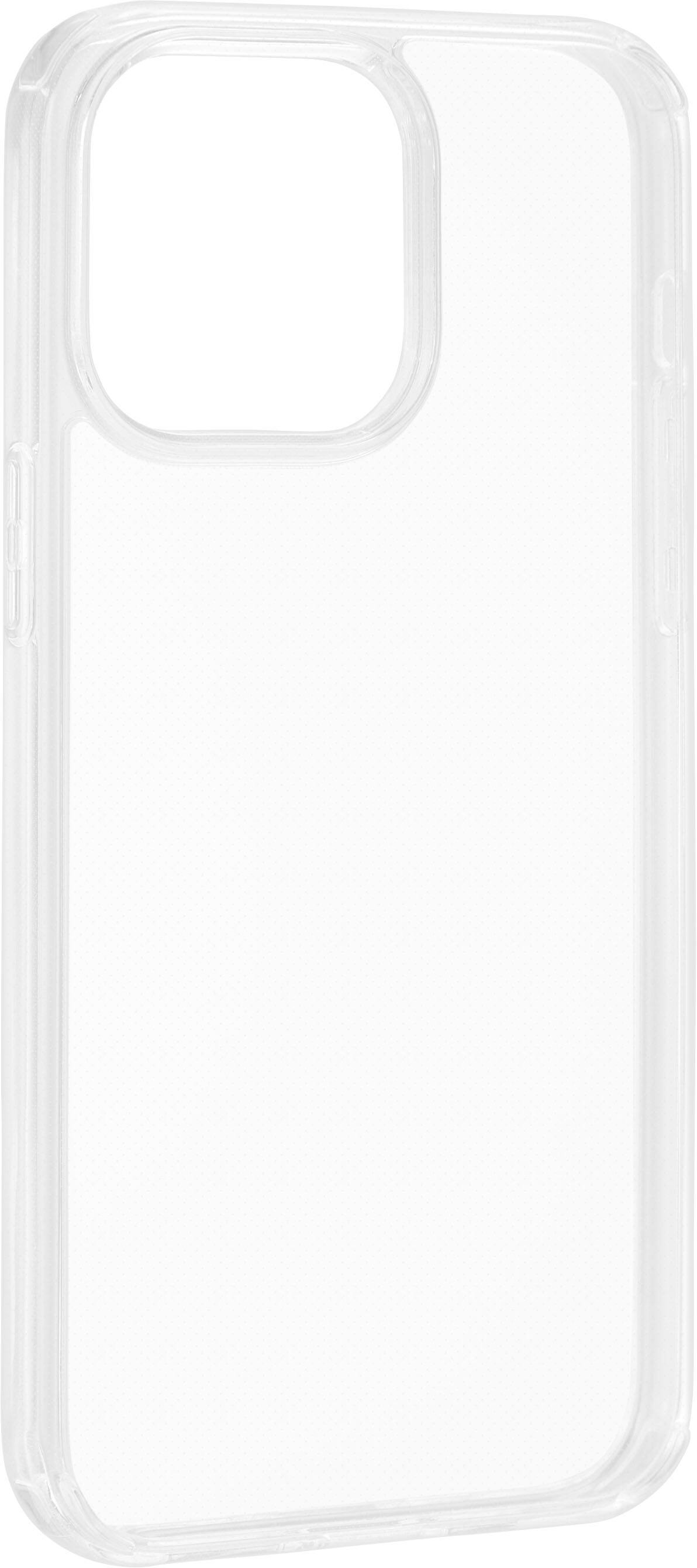 Back. Insignia™ - Hard-Shell Case for iPhone 14 Pro Max - Clear.