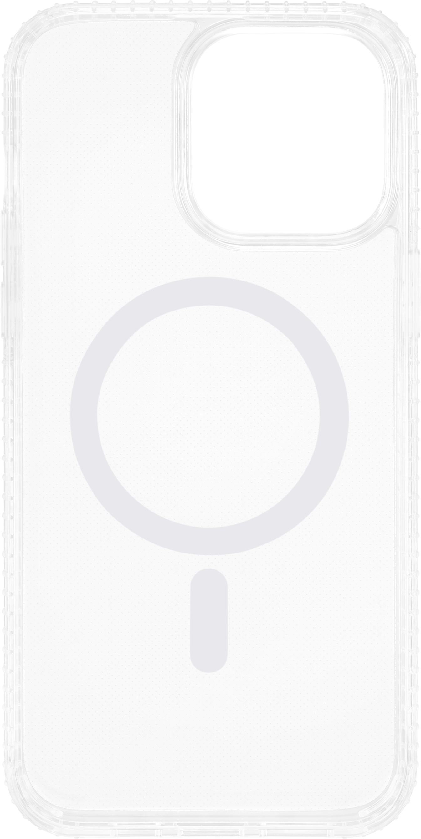 Insignia - Hard-Shell Case with MagSafe for iPhone 14 Pro Max - Clear