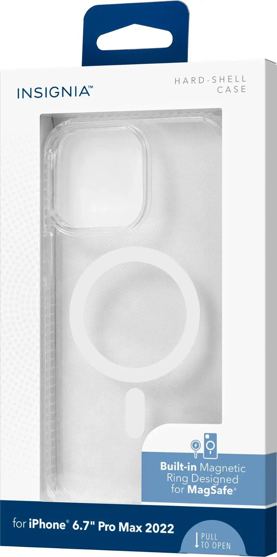 Alt View 12. Insignia™ - Hard-Shell Case with MagSafe for iPhone 14 Pro Max - Clear.
