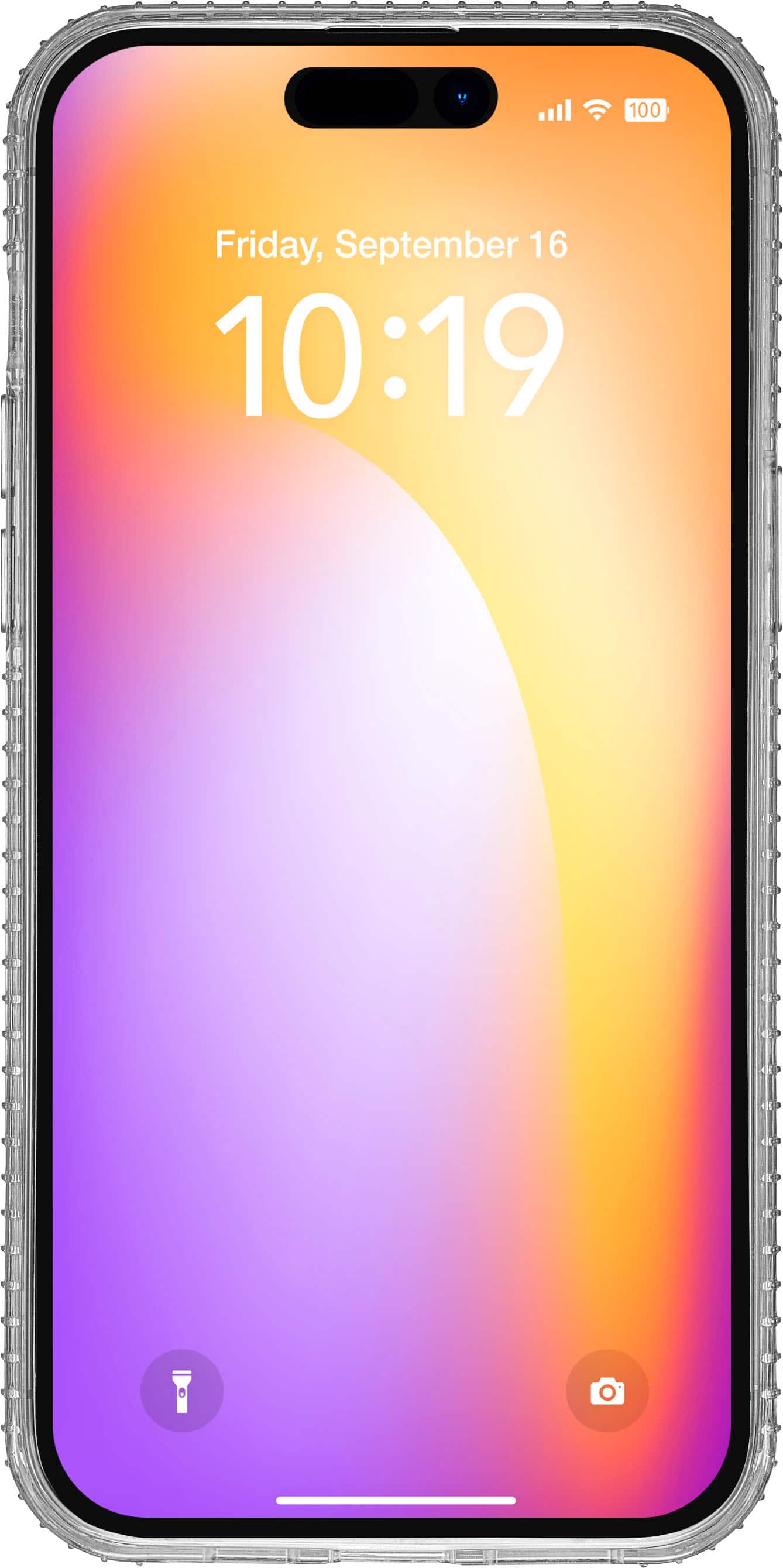 Alt View 18. Insignia™ - Hard-Shell Case with MagSafe for iPhone 14 Pro Max - Clear.