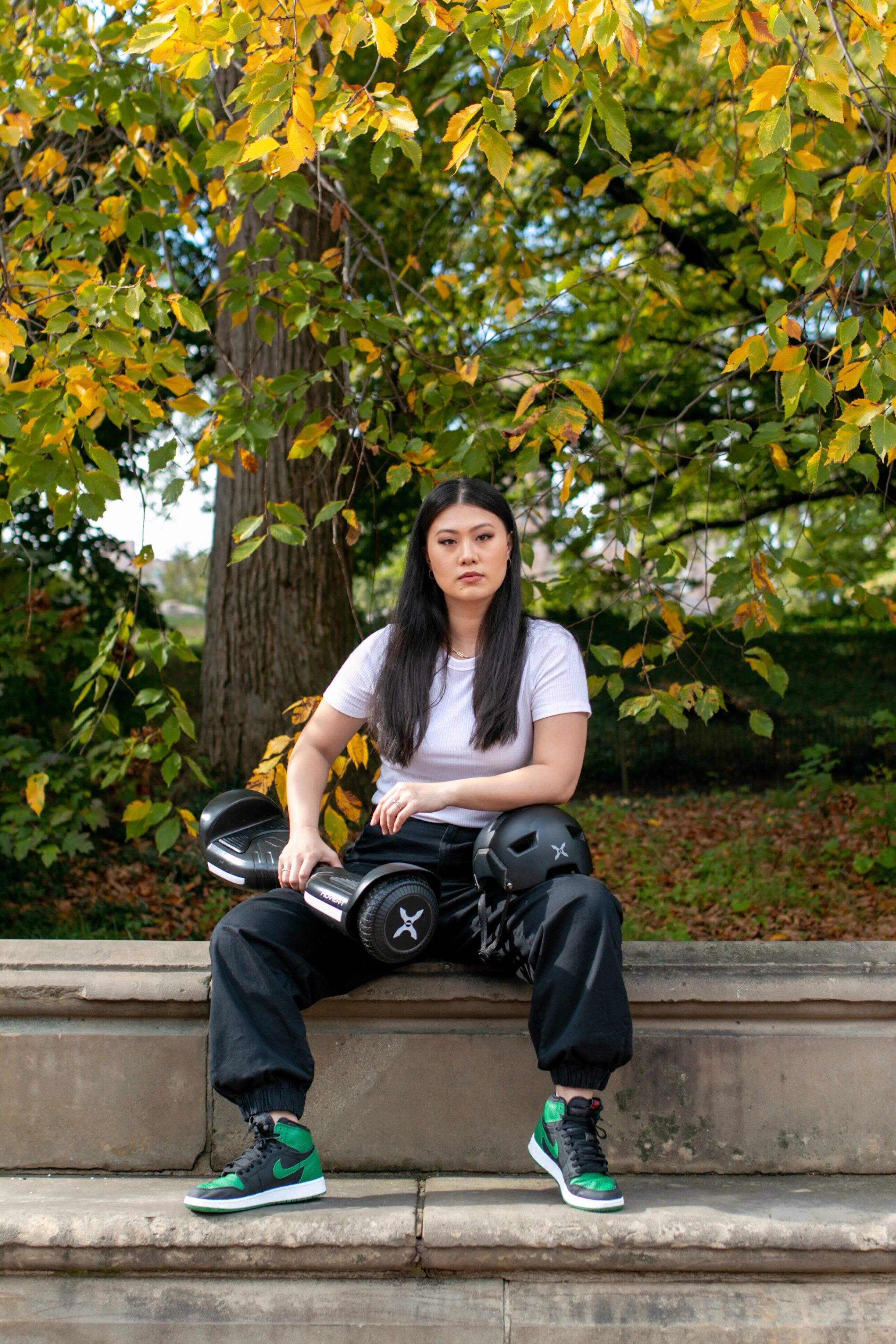 Alt View 15. Hover-1 - Blast Electric Self-Balancing Scooter w/3 mi Max Operating Range & 7 mph Max Speed - Black.