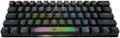 Angle. CORSAIR - K70 Pro Mini Wireless 60% RGB Mechanical Cherry MX SPEED Linear Switch Gaming Keyboard with swappable MX switches - Black.