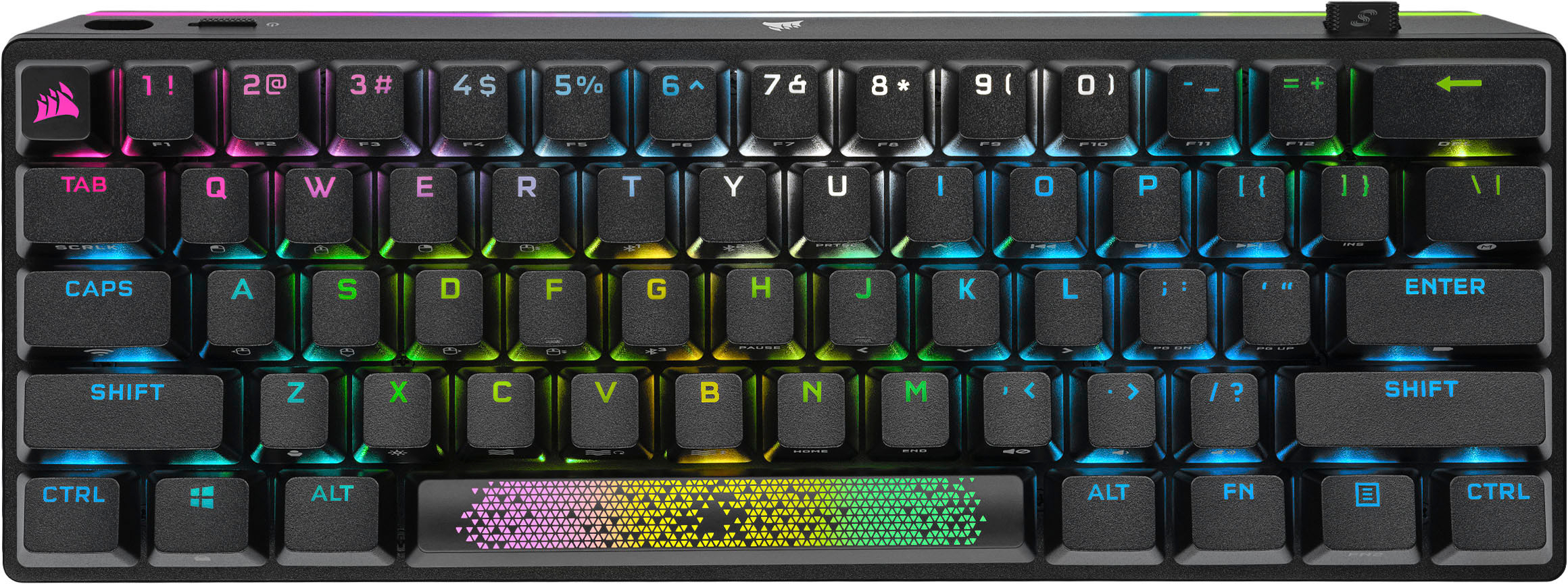 tilbede Afdeling velsignelse CORSAIR K70 Pro Mini Wireless 60% RGB Mechanical Cherry MX SPEED Linear  Switch Gaming Keyboard with swappable MX switches Black CH-9189014-NA -  Best Buy