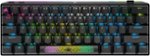 CORSAIR - K70 Pro Mini Wireless 60% RGB Mechanical Cherry MX SPEED Linear Switch Gaming Keyboard with swappable MX switches - Black