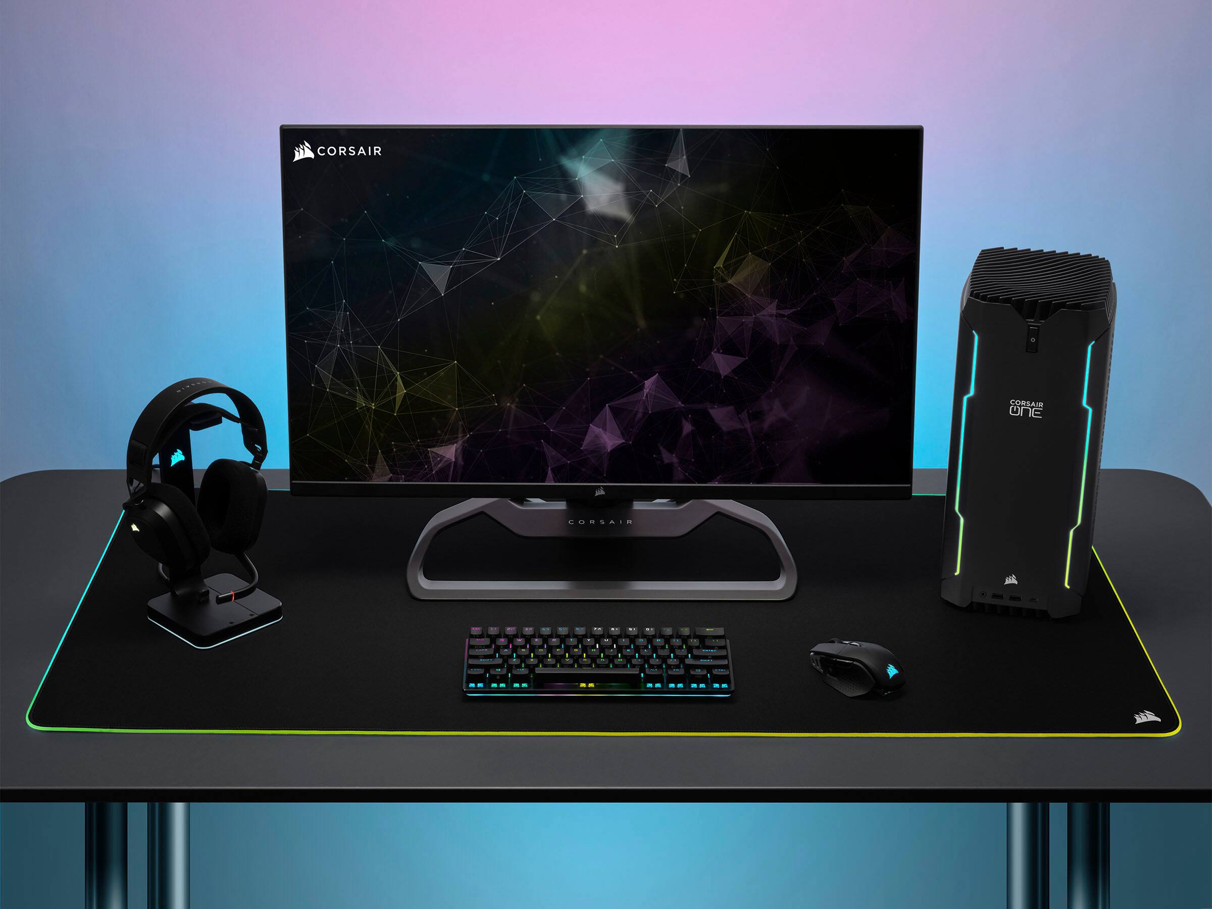 Alt View 24. CORSAIR - K70 Pro Mini Wireless 60% RGB Mechanical Cherry MX SPEED Linear Switch Gaming Keyboard with swappable MX switches - Black.