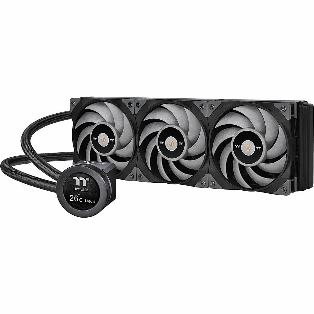 Thermaltake - TOUGHLIQUID Ultra 360 AIO Liquid Cooler - Black - Front_Zoom