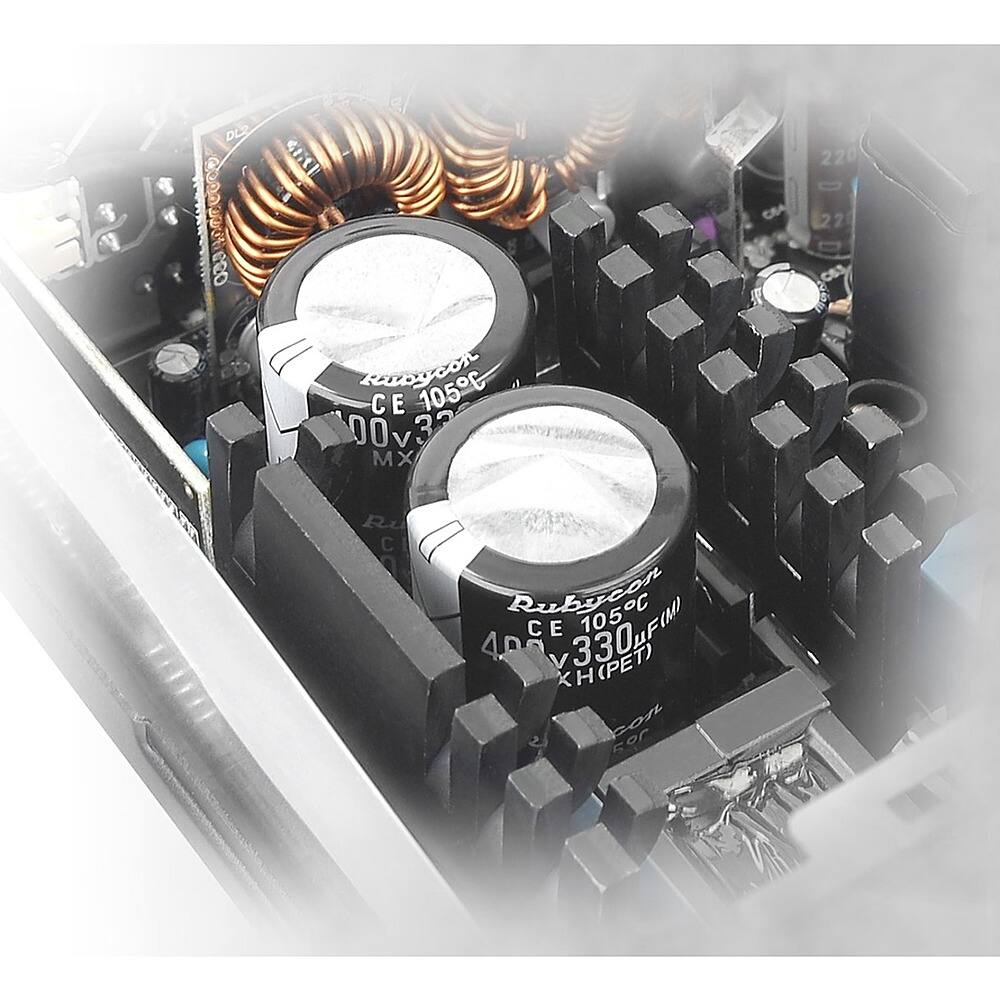 Alt View 25. Thermaltake - Toughpower GF2 650W ARGB 80 PLUS Gold Fully Modular Power Supply - Black.