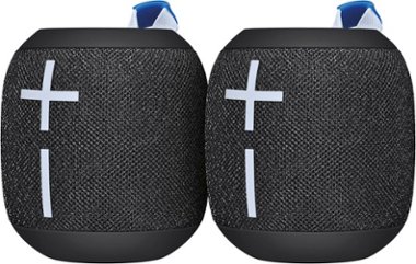 Ultimate Ears - WONDERBOOM SE 2-Pack Portable Bluetooth Small Speaker with Waterproof/Dustproof Design - Black - Front_Zoom