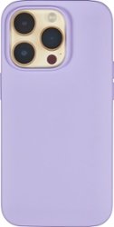 Insignia™ - Liquid Silicone Case with MagSafe for iPhone 14 Pro Max - Lavender - Front_Zoom