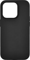 Insignia™ - Liquid Silicone Case with MagSafe for iPhone 14 Pro - Black - Front_Zoom