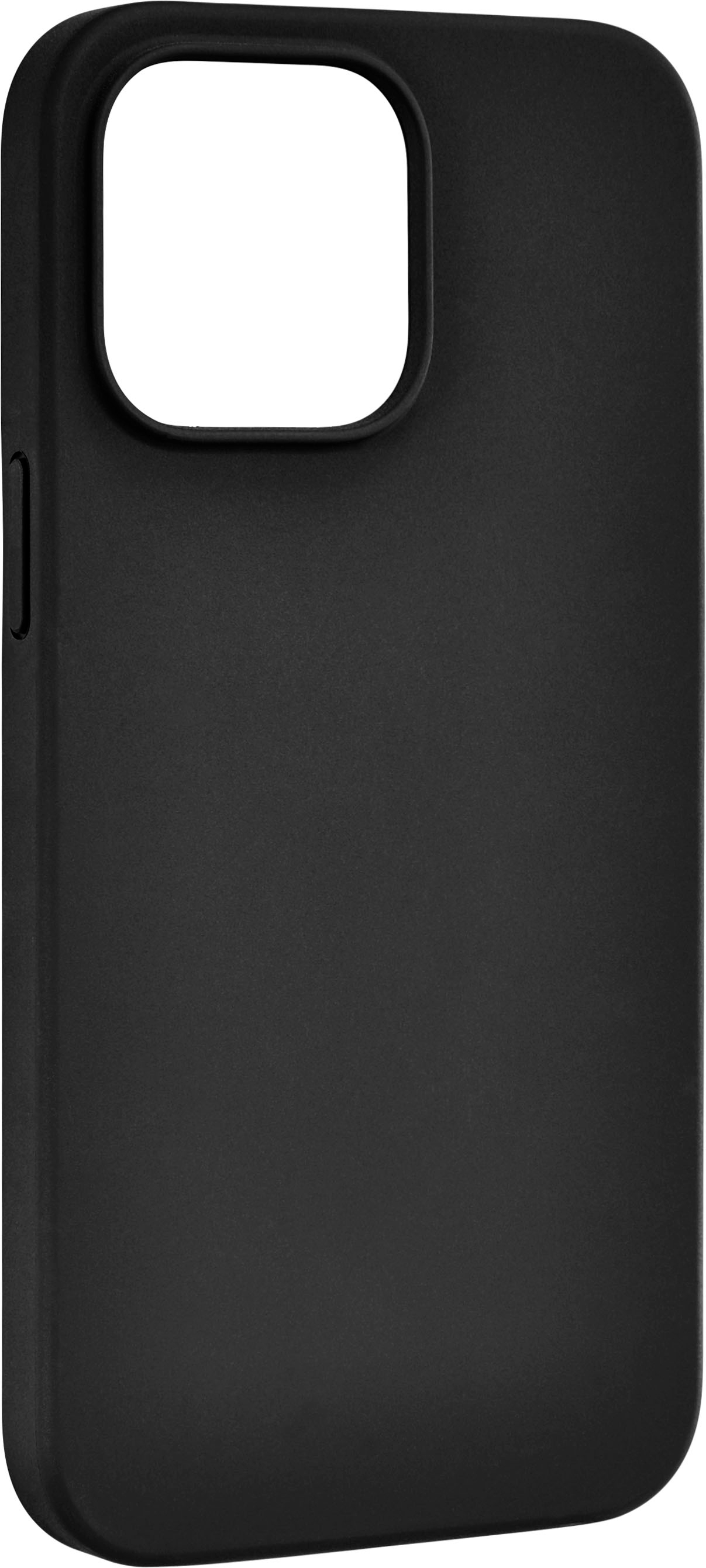 Angle. Insignia™ - Liquid Silicone Case with MagSafe for iPhone 14 Pro Max - Black.