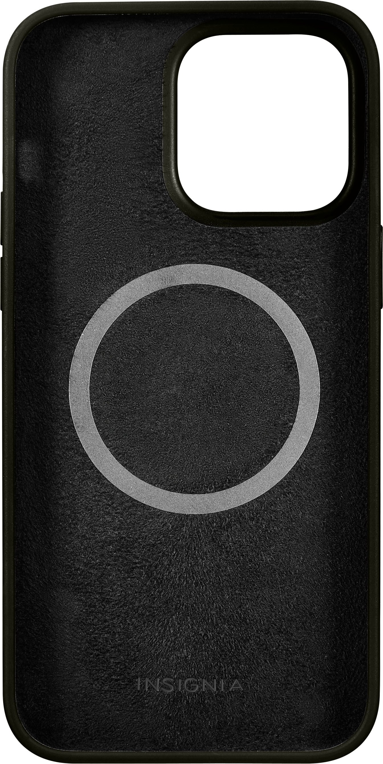 Insignia™ Liquid Silicone Case with MagSafe for iPhone 14 Pro Max Black ...