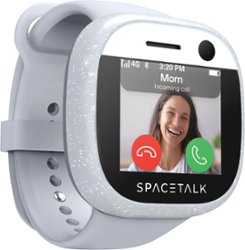 Spacetalk - Adventurer 4G Kids Smart Watch Phone and GPS Tracker - Cloud Gray - Front_Zoom