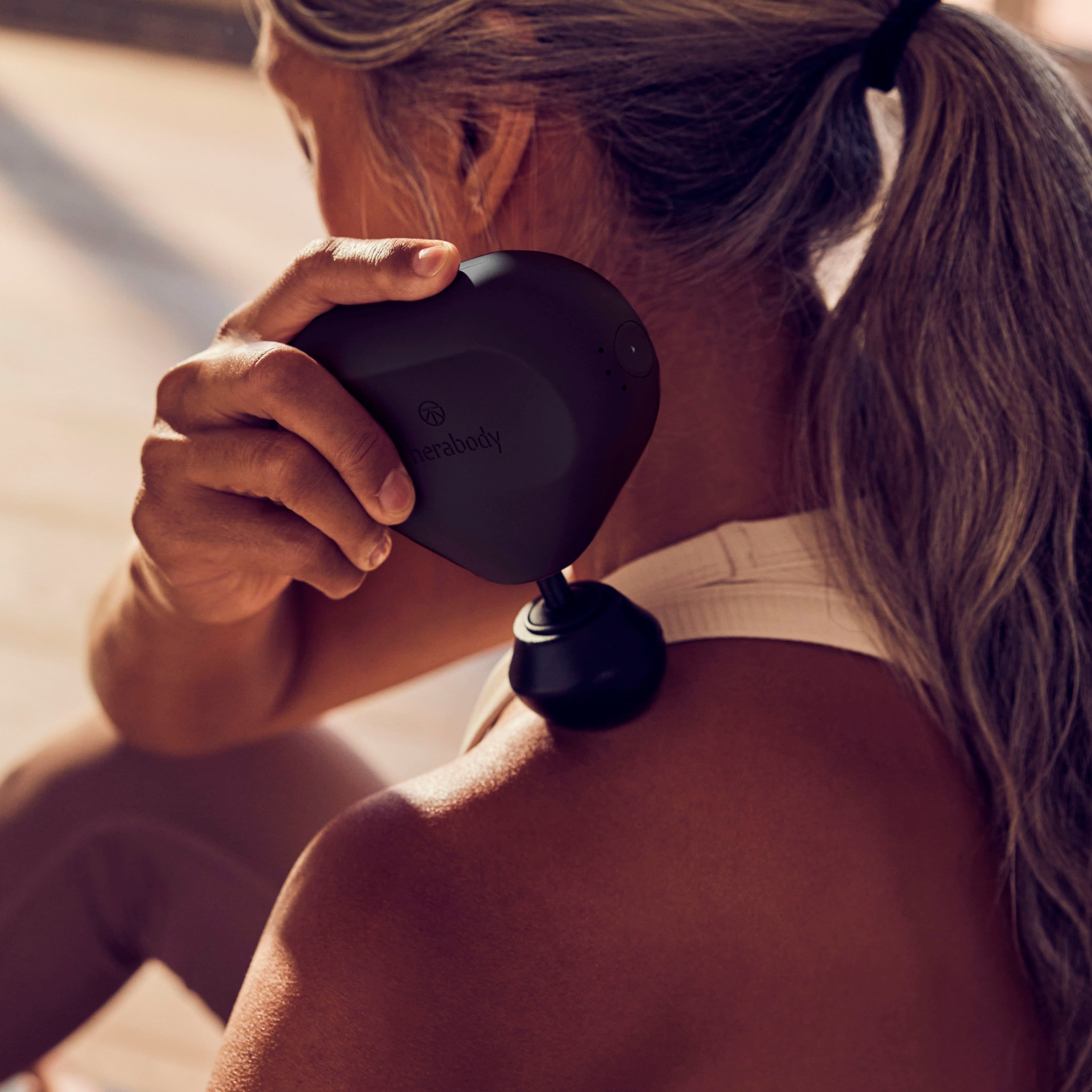 Scientifically-proven benefits of herabody Quick Pain Relief Ease Tension On-The-Go Find Calm & De-Stress Lightweight & Portable.