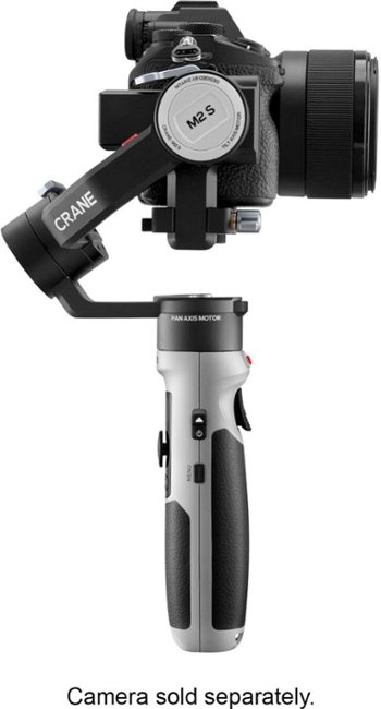 Zhiyun - Crane-M2 S 3-Axis Gimbal Stabilizer for Smartphones, Action, or Mirrorless Cameras with Detachable Tri-pod Stand - Gray_3
