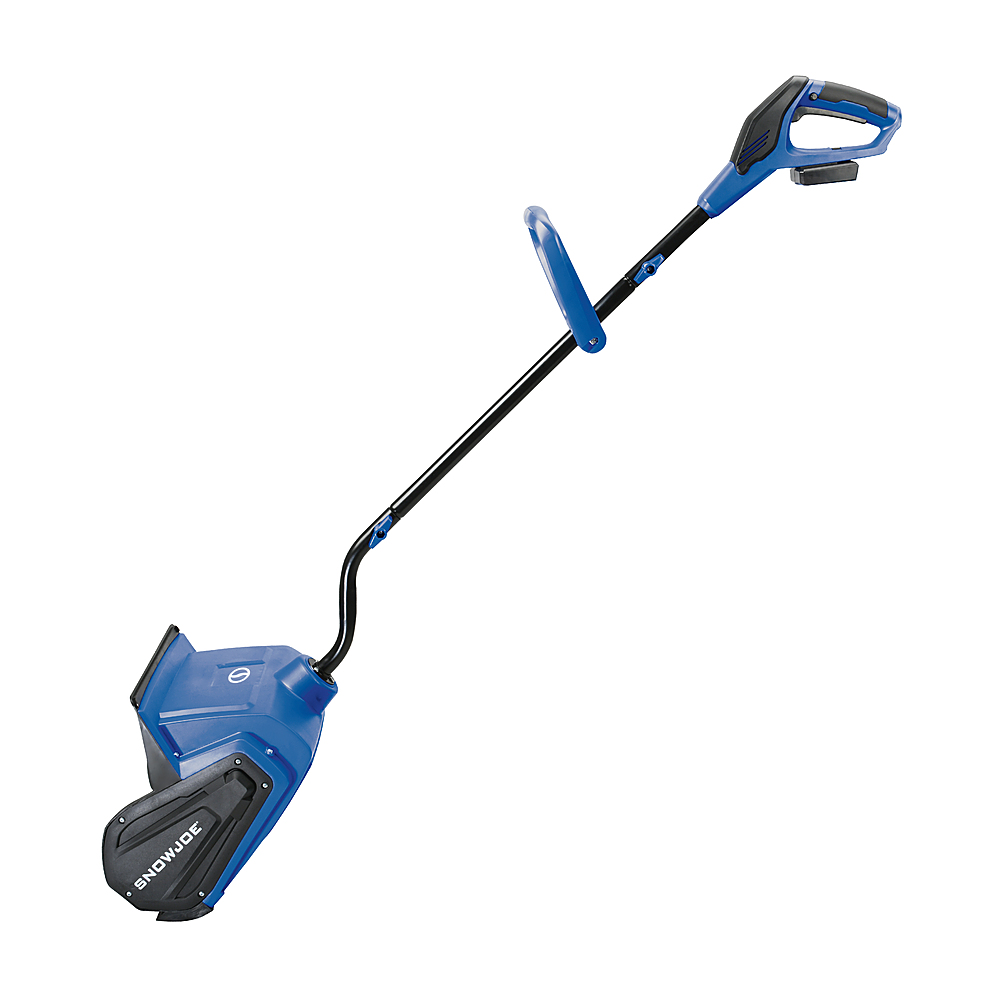 Left View: Snow Joe - 24-Volt iON+ Cordless Snow Shovel | 13-Inch | Tool Only - Blue