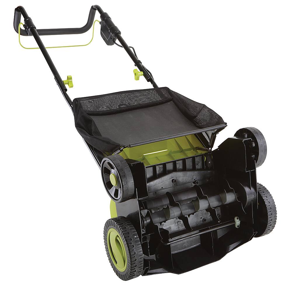 Alt View 12. Sun Joe - 24-Volt 15-Inch Push Scarifier and Dethatcher (Battery Not Included) - Green.
