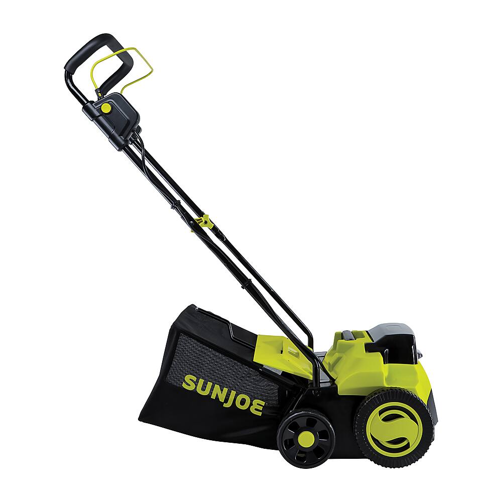Alt View 15. Sun Joe - 24-Volt 15-Inch Push Scarifier and Dethatcher (Battery Not Included) - Green.