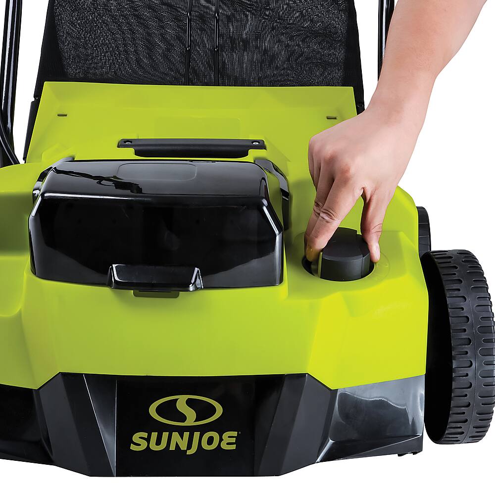 Alt View 17. Sun Joe - 24-Volt 15-Inch Push Scarifier and Dethatcher (Battery Not Included) - Green.