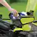 Alt View 15. Sun Joe - 48-Volt iON+ 20-Inch Self Propelled Lawn Mower with Grass Collection Bag (2 x 4.0Ah Batteries and 1 x Dual Port Charger) - Green.