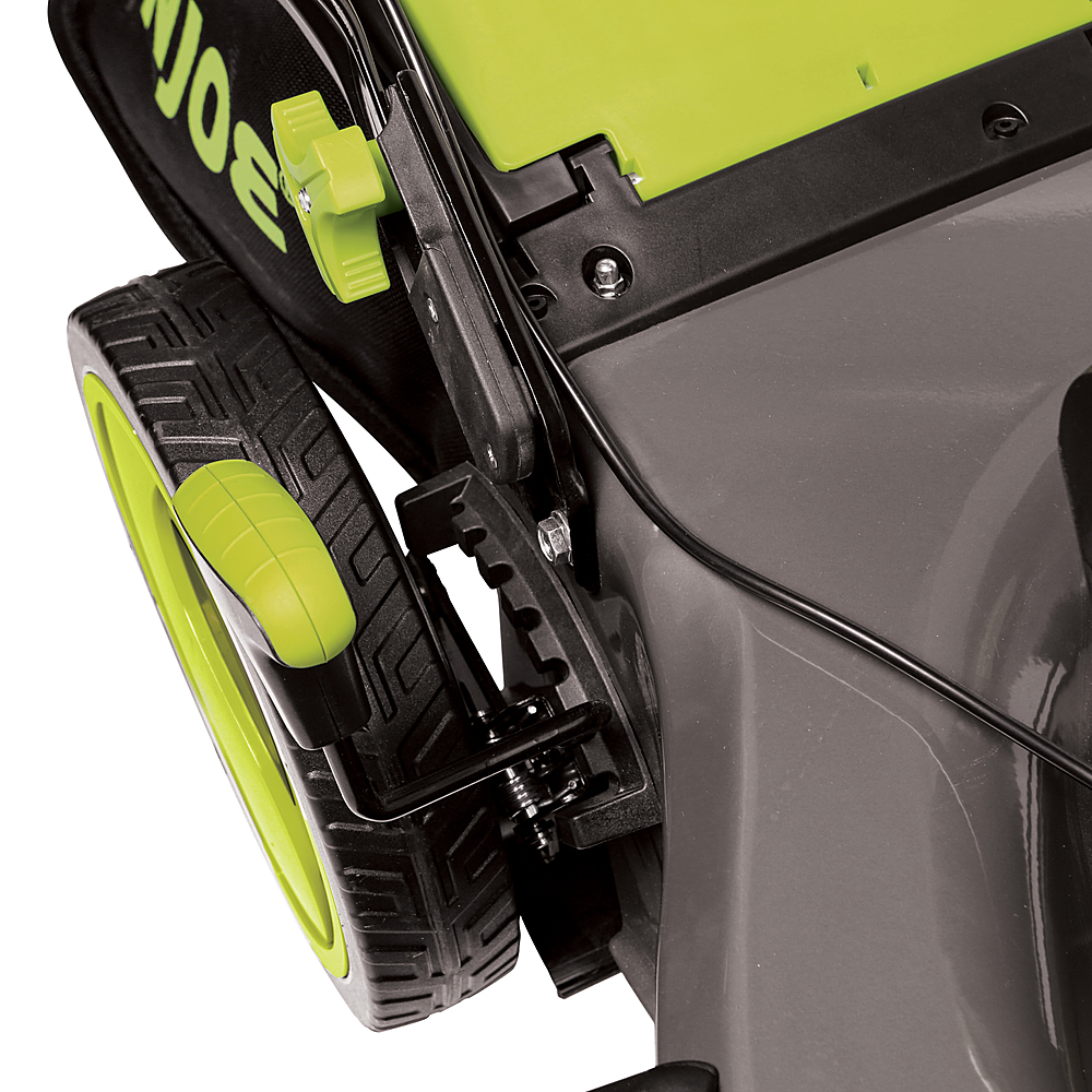Best Buy: Sun Joe 48-Volt iON+ 20-Inch Push Lawn Mower (2 x 4.0Ah Batteries  and 1 x Dual Port Charger) Green 24V-X2-21LM