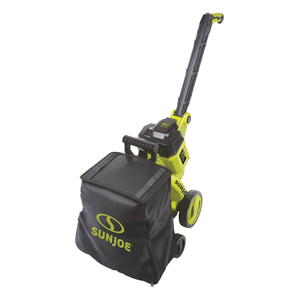 Angle. Sun Joe - 24V Series X2-OGV 48-Volt iON+ Cordless Outdoor Garden Vacuum/Mulcher Kit - Green.