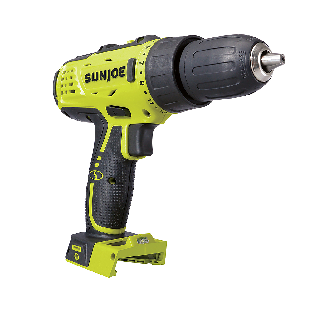 Angle View: Greenworks - 24-Volt Cordless Brushless 1/2 in. Drill/Driver (Battery and Charger Not Included) - green