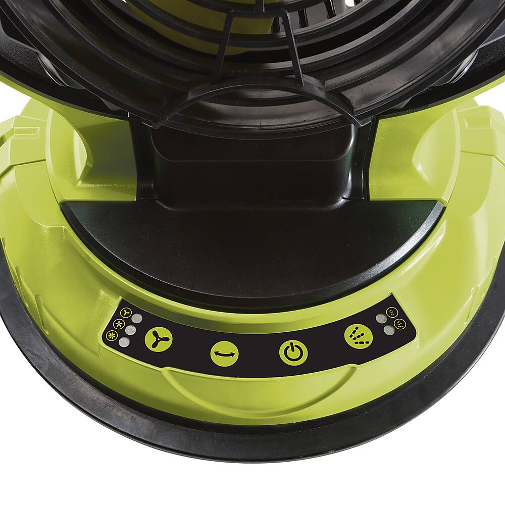 Alt View 1. Sun Joe - 24-Volt iON+ Cordless Indoor/Outdoor Misting Fan Kit - Black.