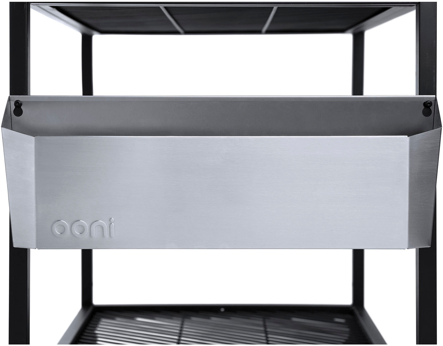 Angle View: Utility Box for Ooni Modular Table (Medium) - Silver