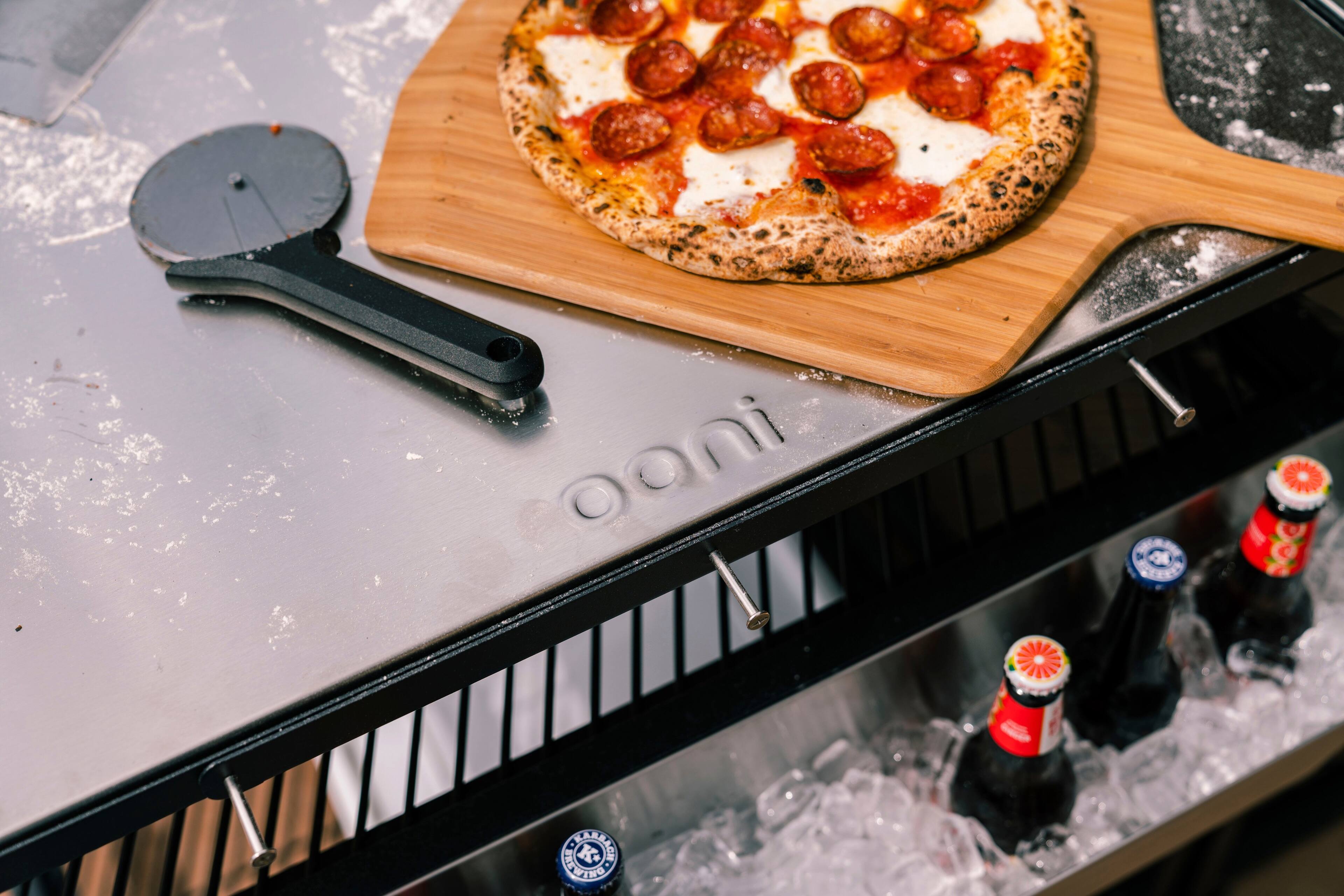 Alt View 11. Ooni - Utility Box for Ooni Modular Table (Medium) - Silver.