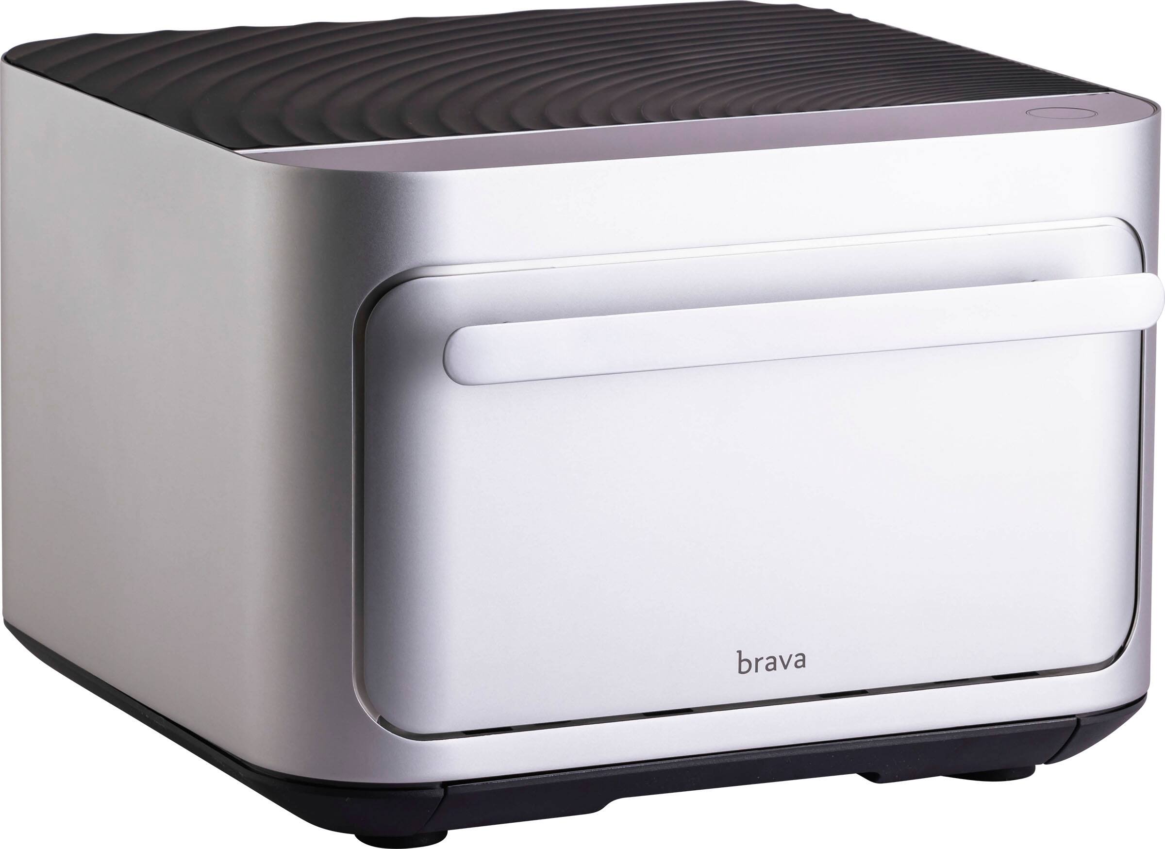 Angle View: Brava 6-Slice Toaster Oven Starter Set - Silver