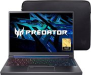 Front Zoom. Acer - Predator Triton 300 SE-14” 165Hz Creator/Gaming Laptop–Intel Core i7–NVIDIA GeForce RTX 3060-16GB LPDDR5–512GB SSD-Gray.