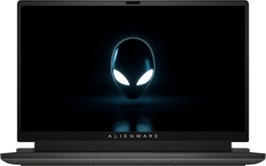 Alienware - m17 R5 17.3" 360Hz FHD Gaming Laptop - AMD Ryzen 9 - 16GB Memory - NVIDIA GeForce RTX 3070 Ti - 1TB SSD - Dark Side of the Moon - Front_Zoom