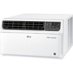 LG - 450 Sq. Ft. 10,000 BTU Dual Inverter Smart Window Air Conditioner - White