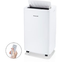 Honeywell - 700 Sq. Ft. Portable Air Conditioner with Dehumidifier - White - Front_Zoom