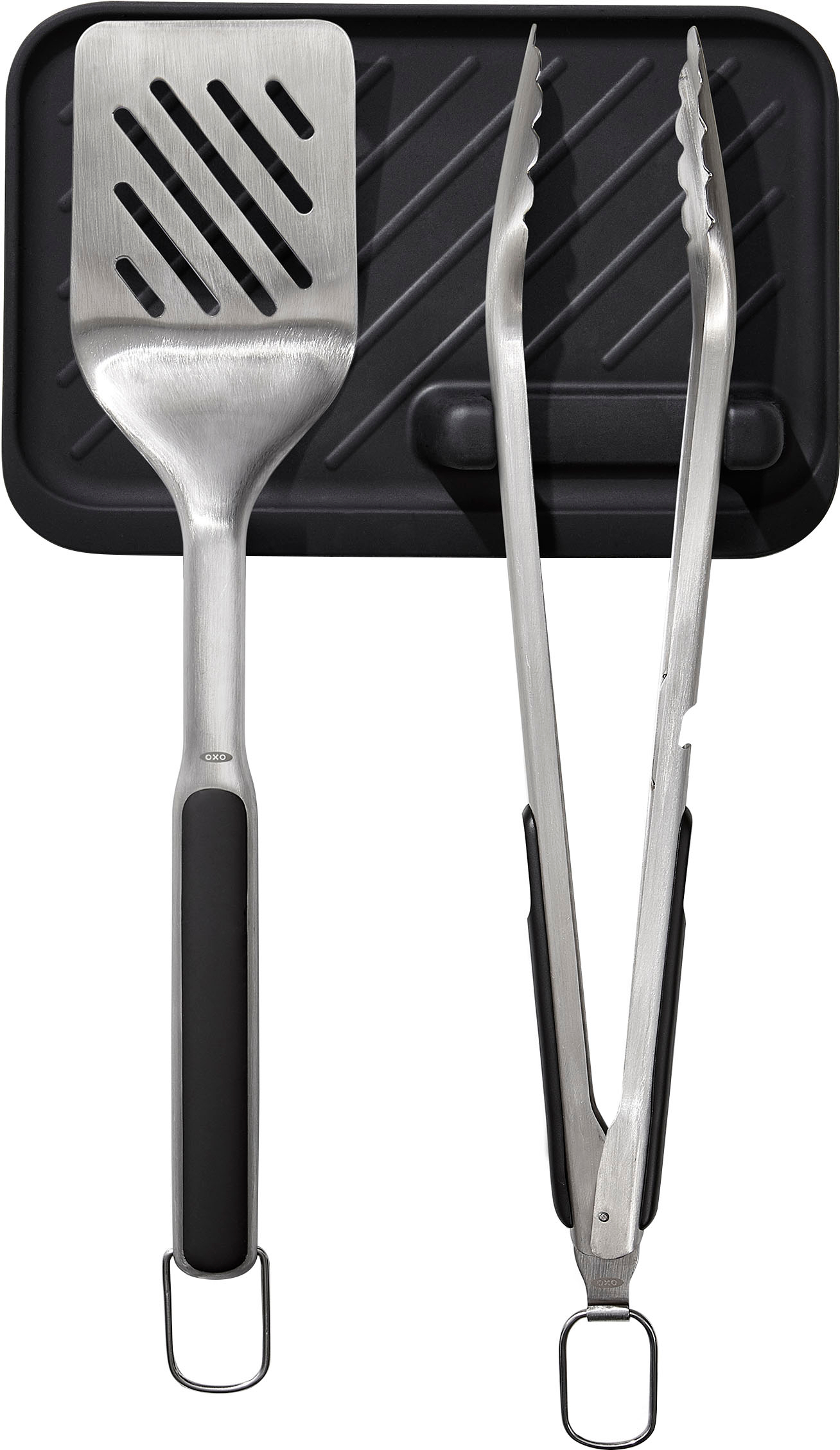 OXO 2 Piece Grilling Turner and Tongs Set