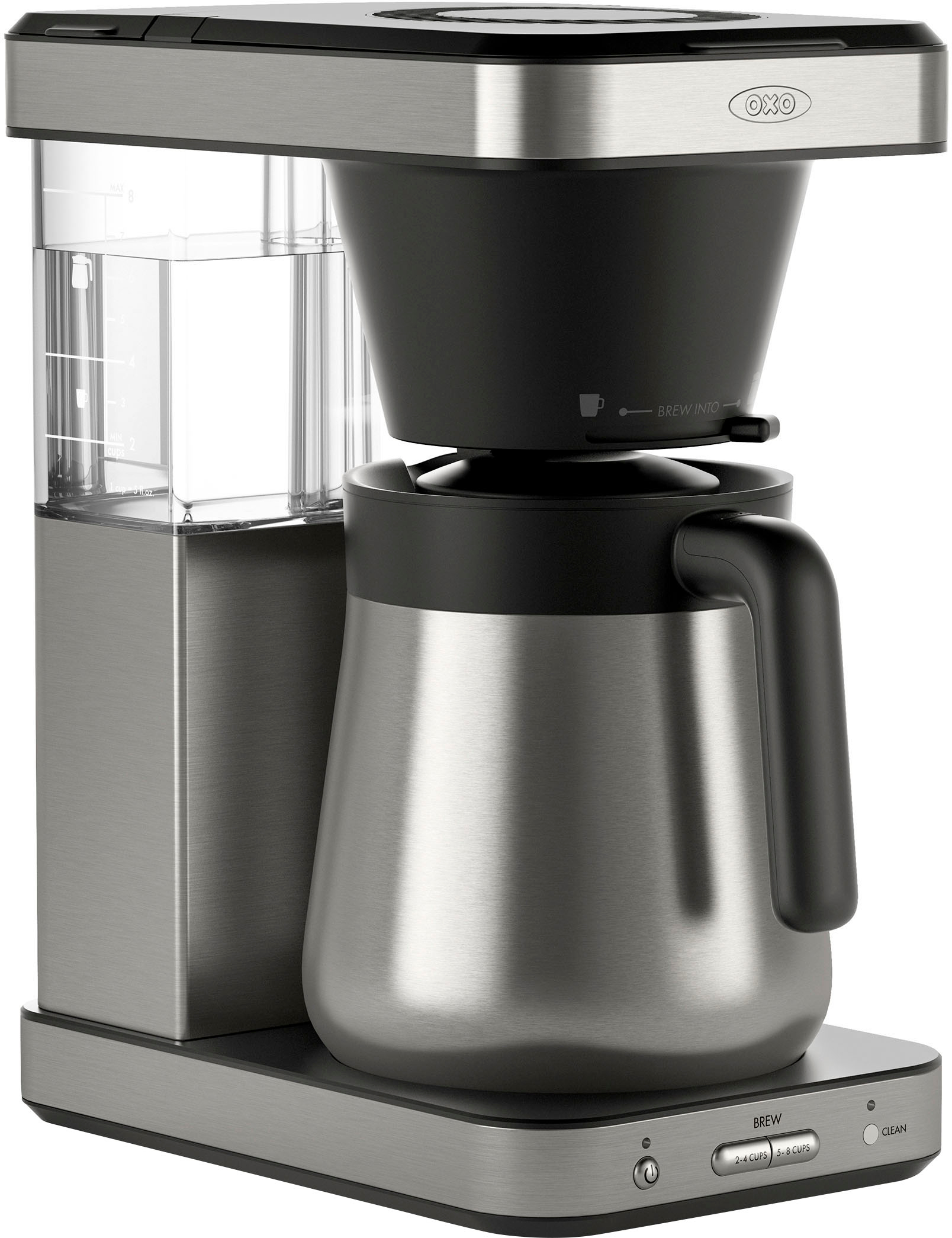 Brim 8-Cup French Press Coffee Maker Stainless Steel 50023 - Best Buy