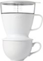Left. OXO - Brew Pour Over Coffee Maker with Water Tank - White.