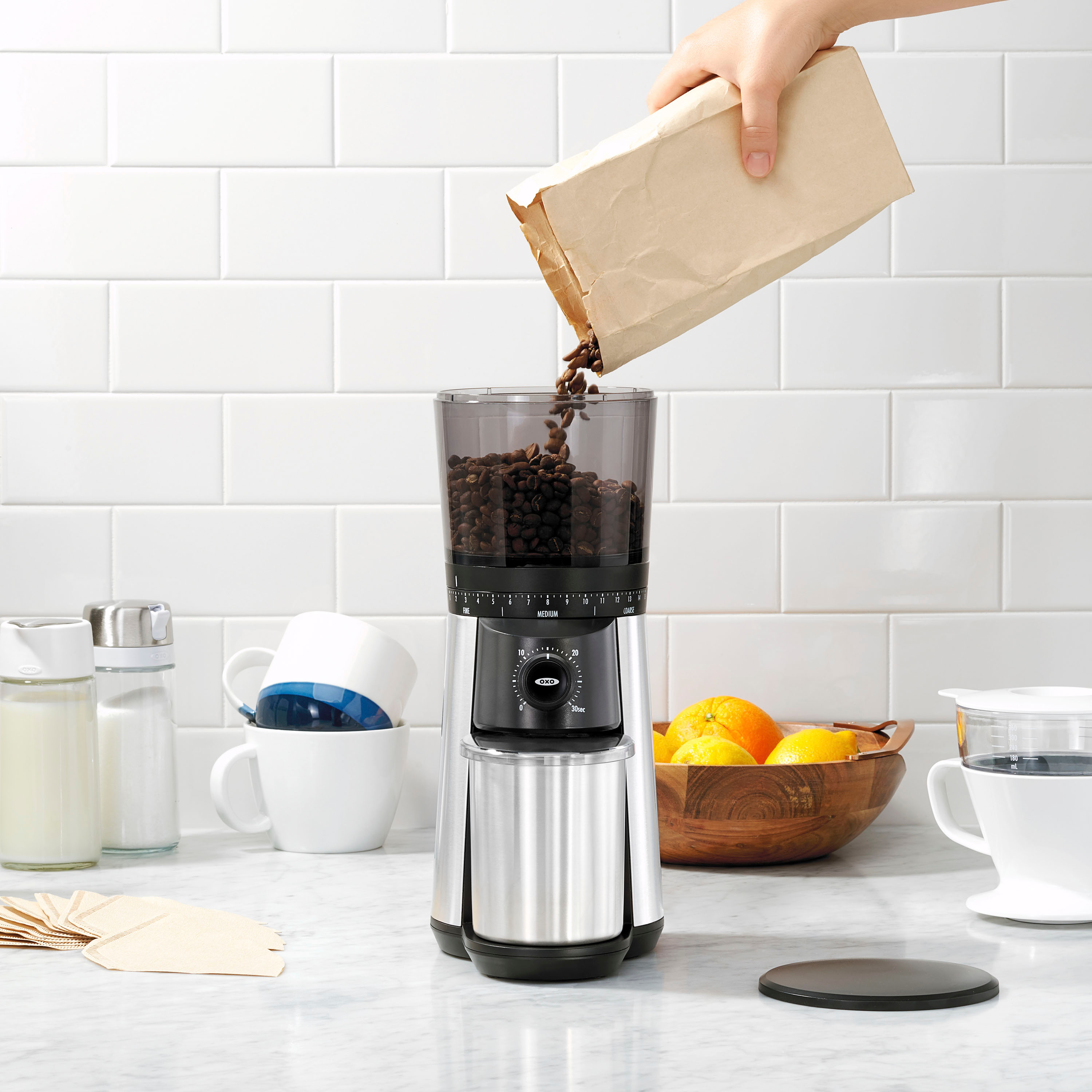 OXO Brew Time Conical Burr Grinder